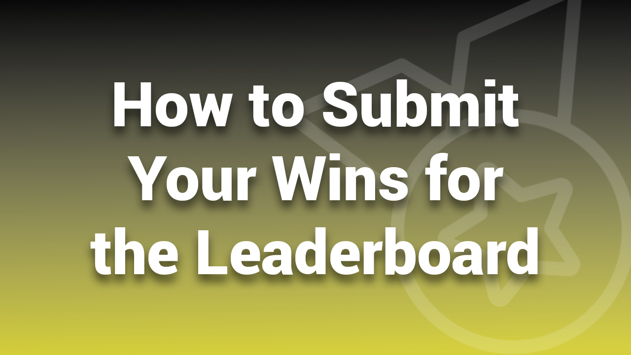 Submit Your Wins